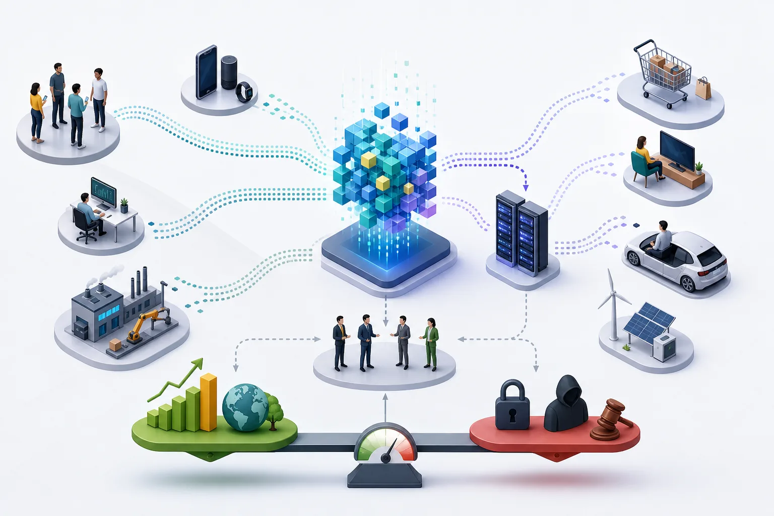 Digitale Wirtschaft: Digitale Wirtschaft: Überblick über Akteure und Zusammenhänge.