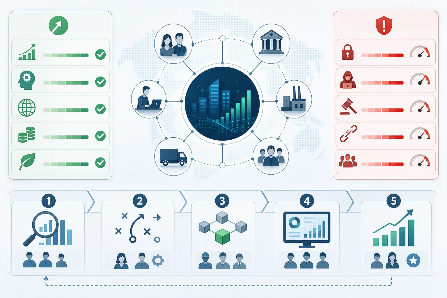 Digitale Wirtschaft: Digitale Wirtschaft: Praxis-Checkliste mit Risiken und nächsten Schritten.