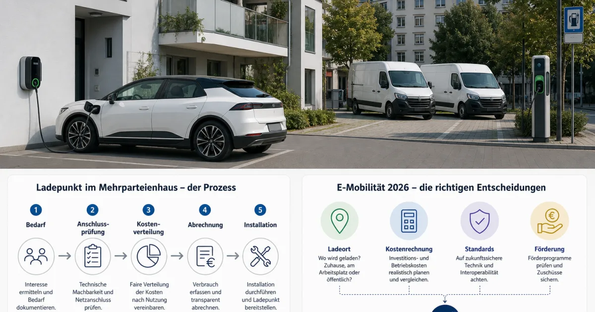 E-Auto 2026: Was neue Lade-Regeln für Alltag, Haus und Betrieb bedeuten