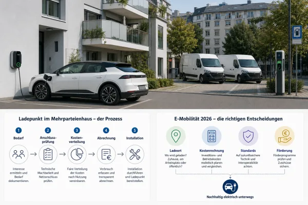 E-Auto 2026: Was neue Lade-Regeln für Alltag, Haus und Betrieb bedeuten