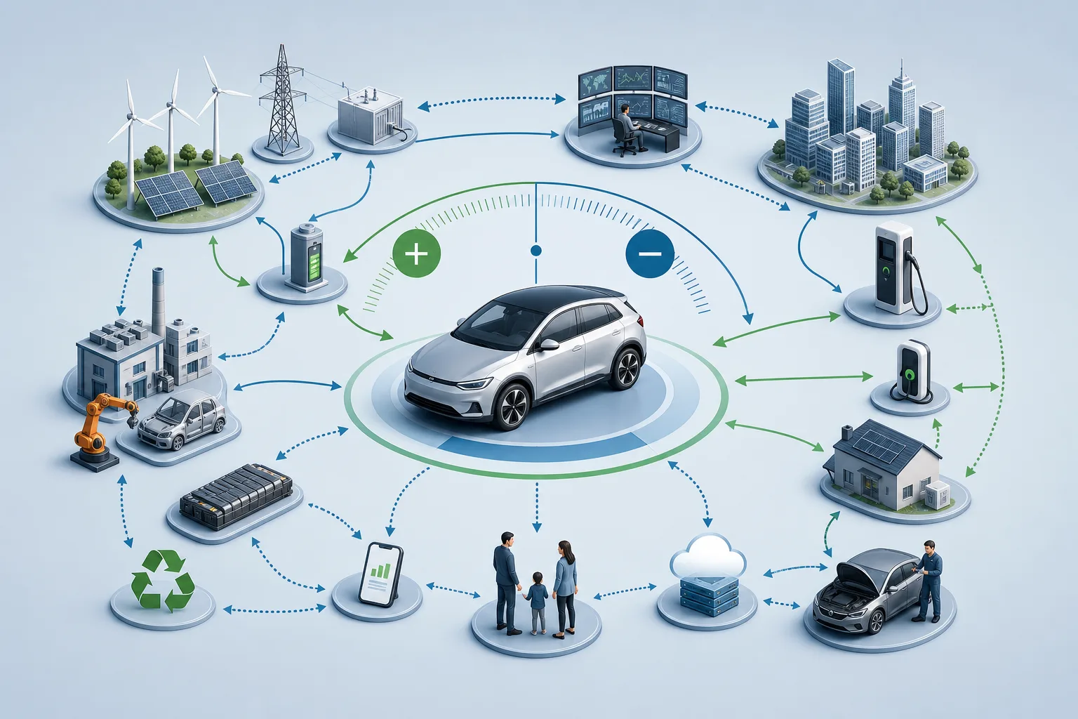 E-Auto 2026: E-Auto 2026: Überblick über Akteure und Zusammenhänge.
