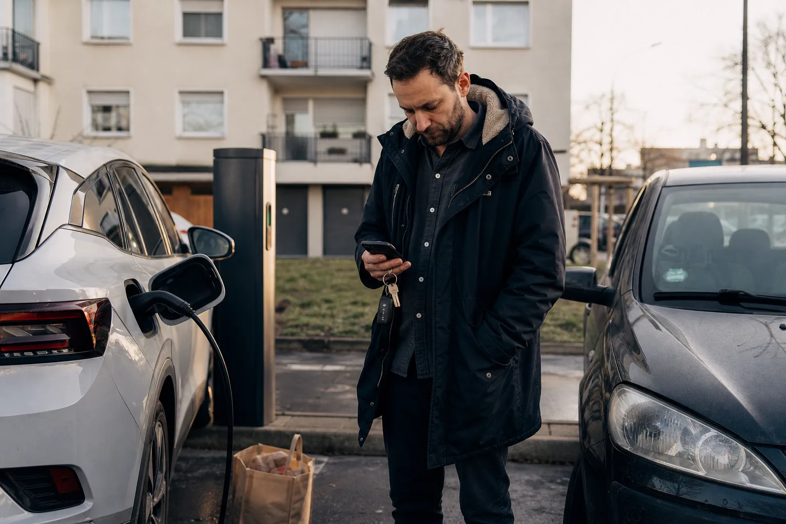 E-Auto-Kauf 2026: redaktionelle Fotoszene zum Artikel mit den wichtigsten Auswirkungen.
