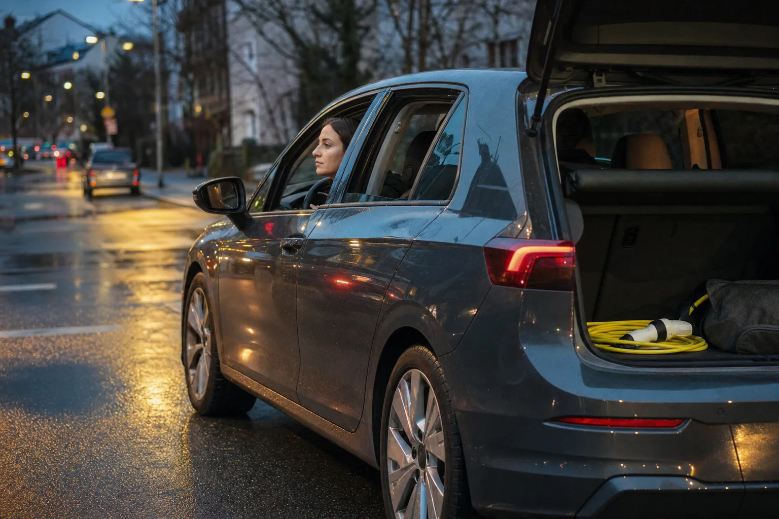 Mobilität: redaktionelle Visualisierung mit Datenflüssen, Risiken und Unternehmensprozessen