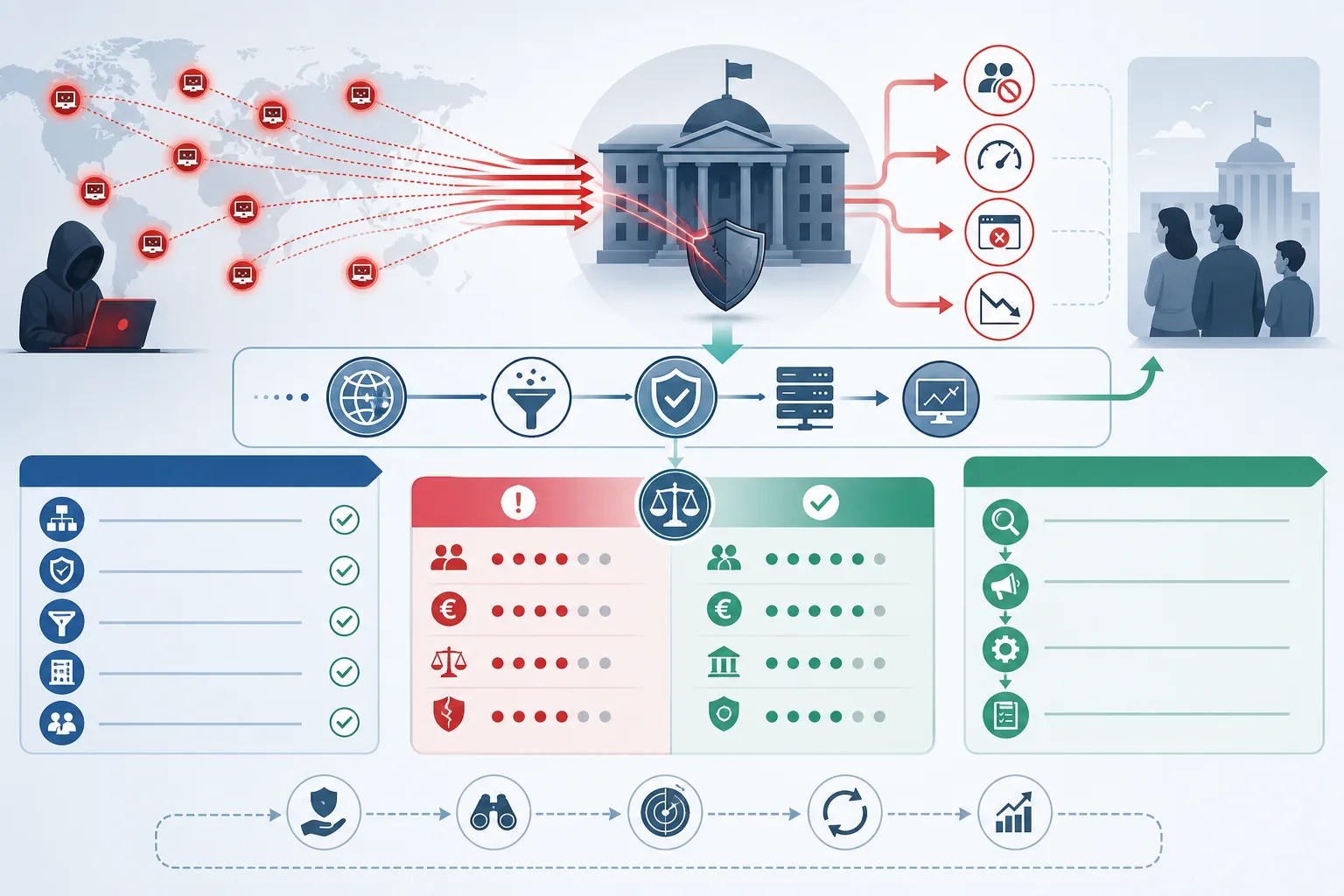ENISA warnt vor DDoS-Druck auf Behörden: ENISA warnt vor DDoS-Druck auf Behörden: Praxis-Checkliste mit Risiken und nächsten Schritten.