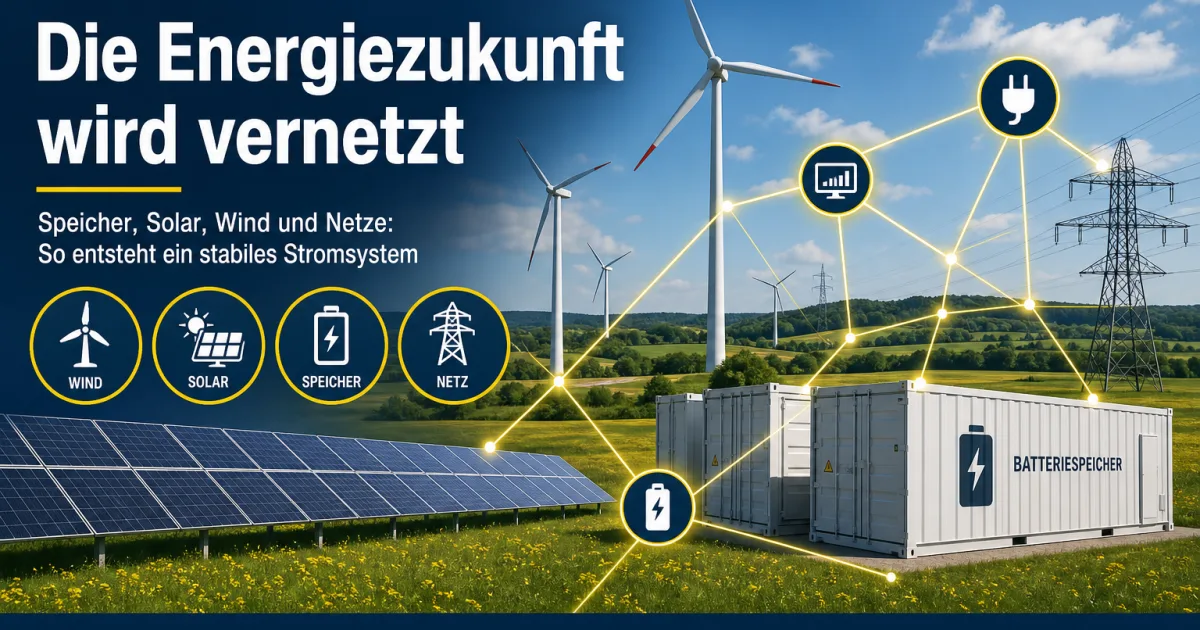 Erneuerbare liefern 2025 Rekordstrom: Warum der nächste Engpass nicht die Erzeugung ist