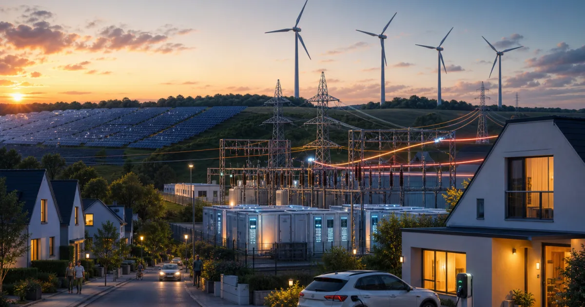 Erneuerbaren-Zubau 2025: Warum Gigawatt ohne Netz und Speicher nicht reichen