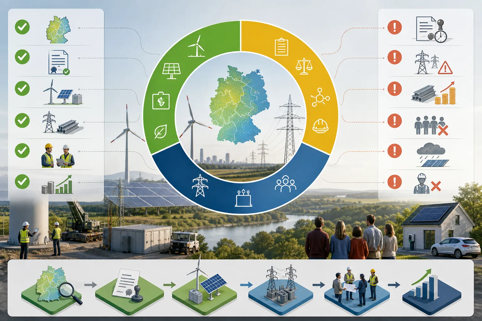 Erneuerbaren-Zubau 2025: Erneuerbaren-Zubau 2025: Praxis-Checkliste mit Risiken und nächsten Schritten.