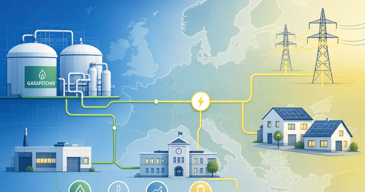 Gasspeicher unter Durchschnitt: Warum Europas Energiepuffer wieder wichtig wird