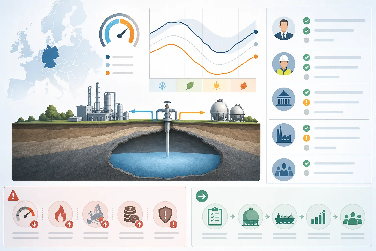 Gasspeicher unter Durchschnitt: Gasspeicher unter Durchschnitt: Praxis-Checkliste mit Risiken und nächsten Schritten.