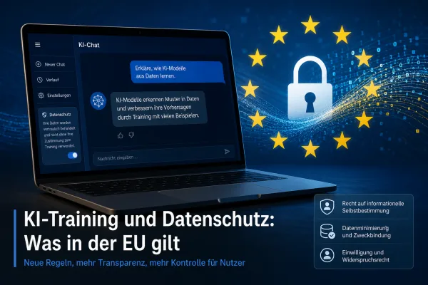 EU will KI-Regeln lockern: Was das Training mit Nutzerdaten für Sie bedeutet