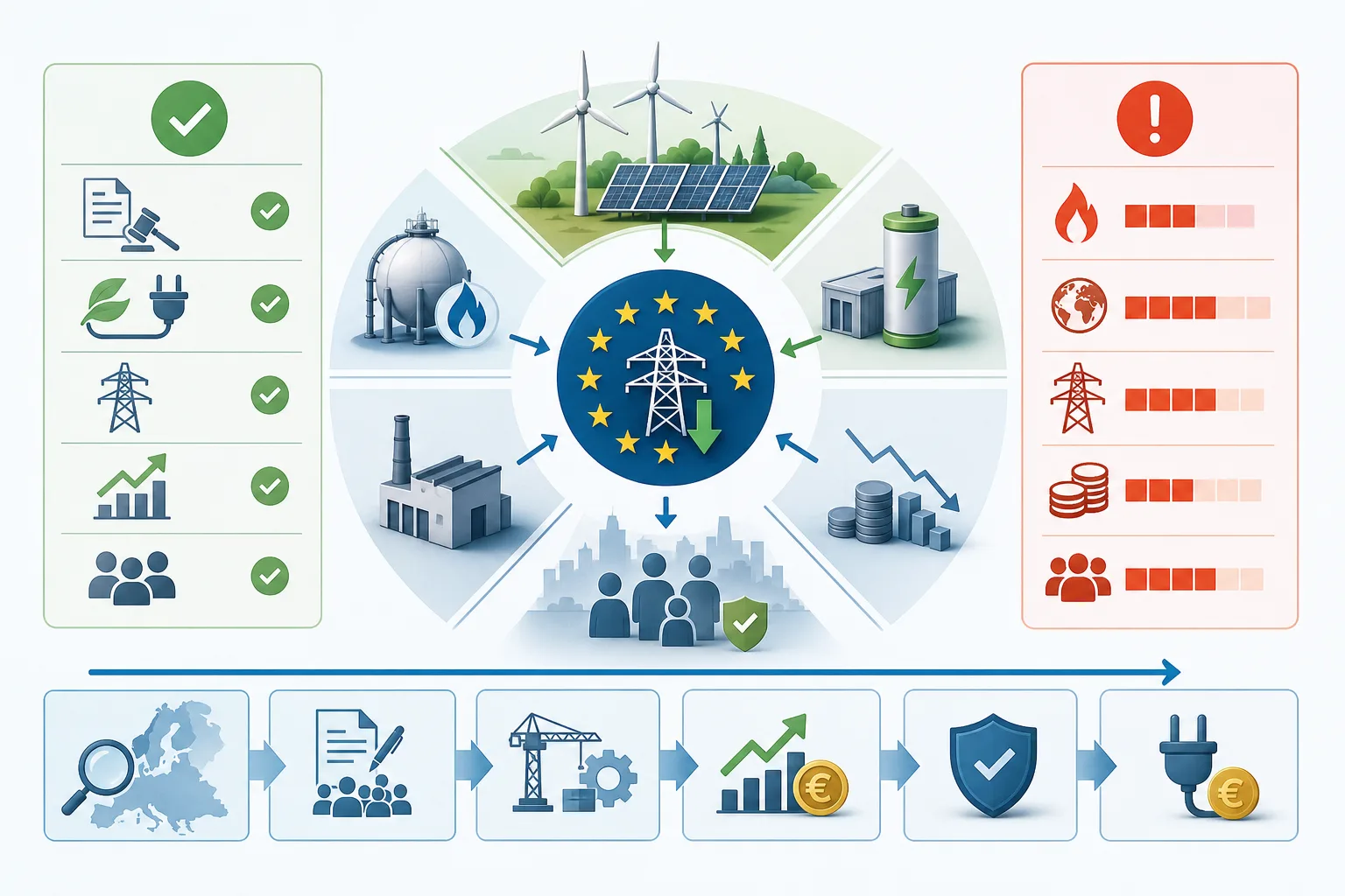 EU will Strompreise drücken: EU will Strompreise drücken: Praxis-Checkliste mit Risiken und nächsten Schritten.