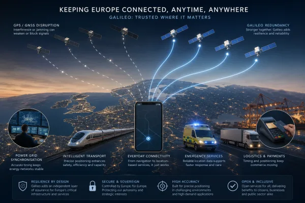 GPS-Störungen: Wo Galileo Europas Alltag absichert