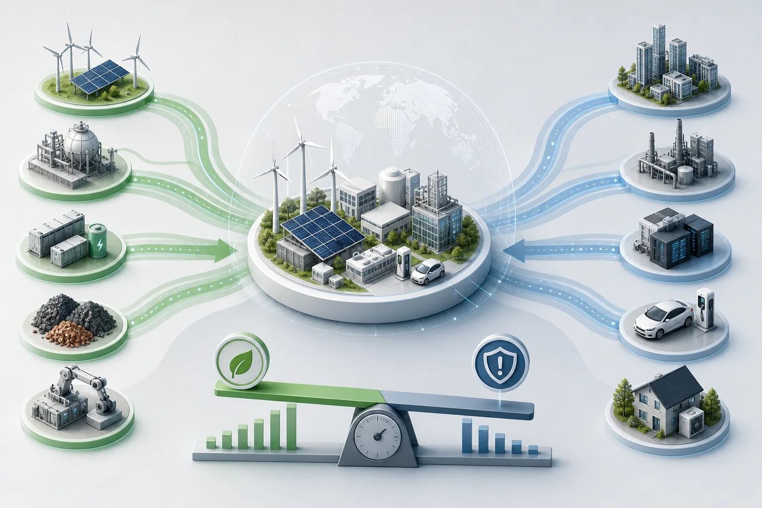 IEA sieht Clean-Tech-Markt bei 1,2 Billionen Dollar: IEA sieht Clean-Tech-Markt bei 1,2 Billionen Dollar: Überblick über Akteure und Zusammenhänge.