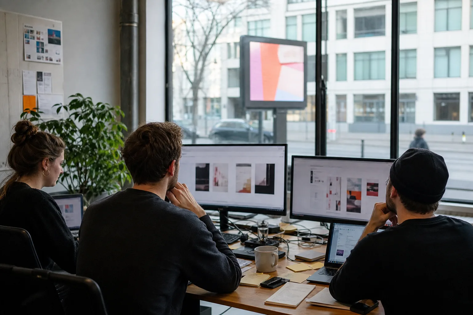 KI auf der Werbetafel? HYGH zeigt, wo ChatGPT im Marketing wirklich hilft: redaktionelle Fotoszene zum Artikel mit den wichtigsten Auswirkungen.
