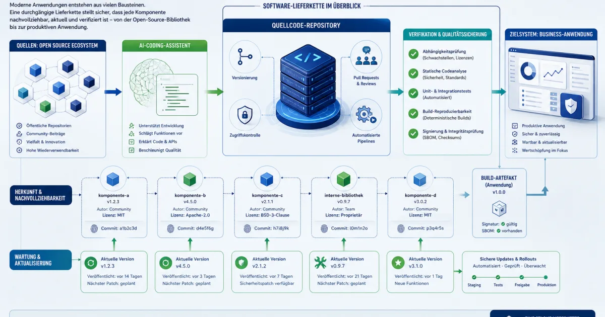 KI-Code und Open-Source-Pakete: Der Check für sichere Software
