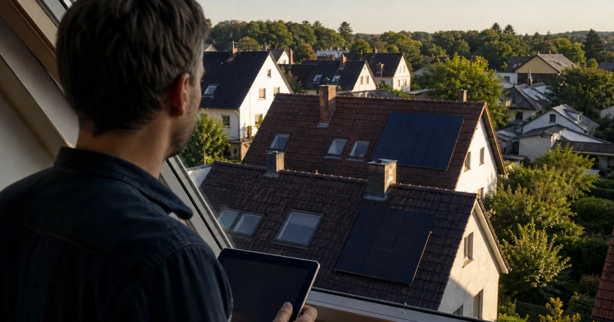 KI prüft 28 Millionen Hausdächer: Solarstudie zeigt Deutschlands PV-Potenzial