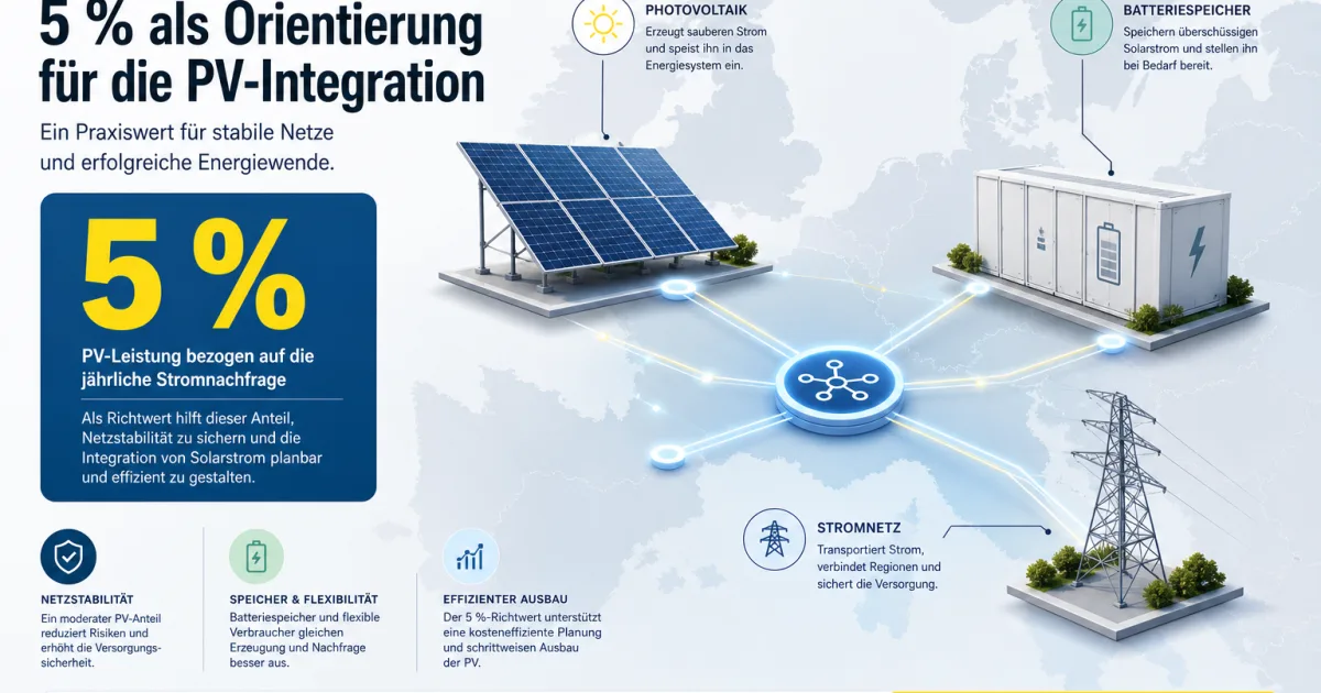 Solarboom: Warum eine neue Studie 5 Prozent Speicher als wichtige Marke nennt