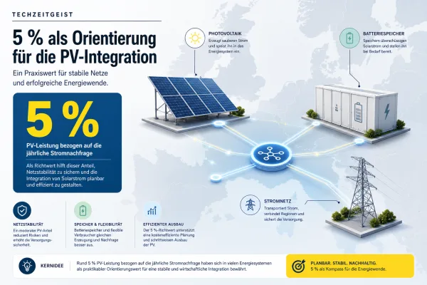 Solarboom: Warum eine neue Studie 5 Prozent Speicher als wichtige Marke nennt