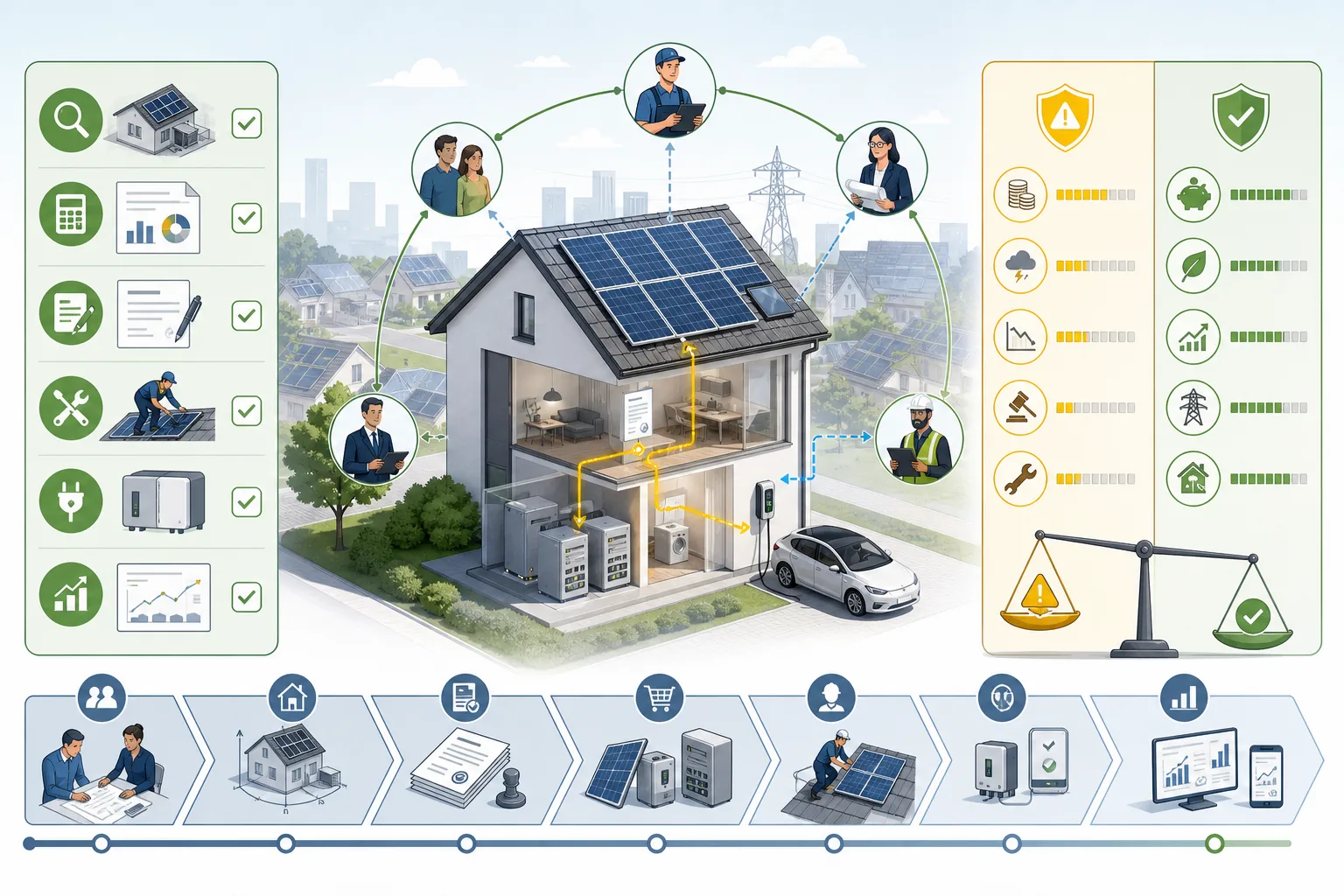 Solarboom: Solarboom: Praxis-Checkliste mit Risiken und nächsten Schritten.