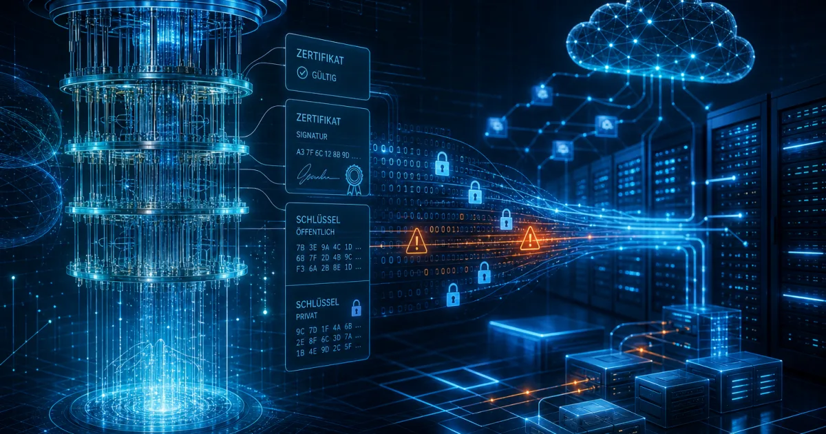 Quantencomputer rücken in die Risikoanalyse: Warum IT-Infrastruktur jetzt kryptografisch inventarisiert werden muss
