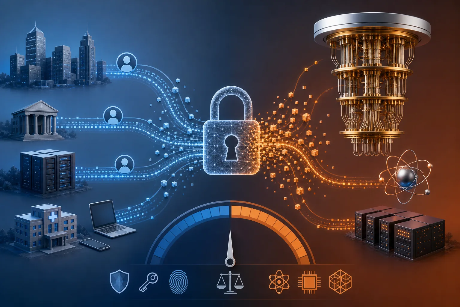 Quantencomputer rücken näher an heutige Verschlüsselung: Quantencomputer rücken näher an heutige Verschlüsselung: Überblick über Akteure und Zusammenhänge.