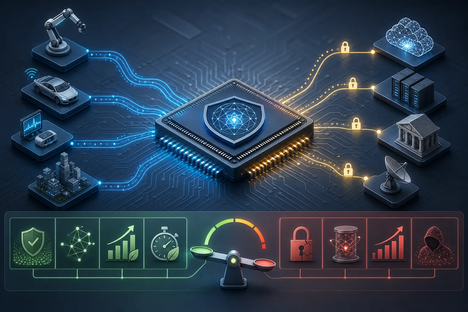 Quantum-Secure SoC: Quantum-Secure SoC: Überblick über Akteure und Zusammenhänge.