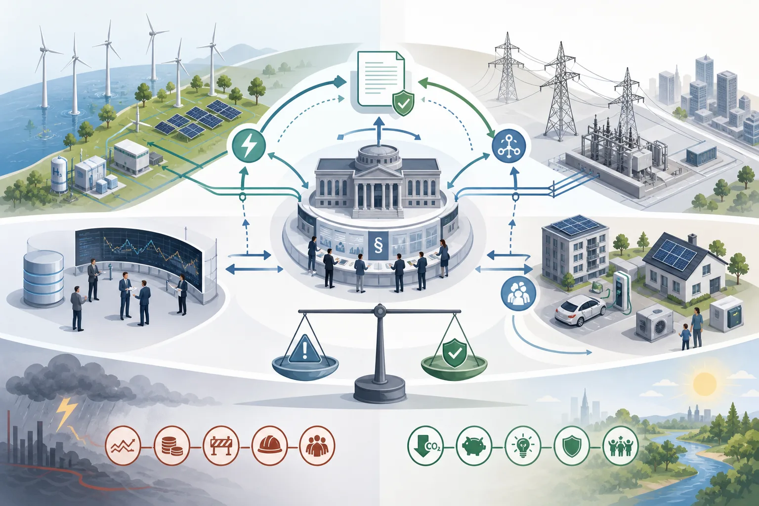 Reiches Energiewende-Reform: Reiches Energiewende-Reform: Überblick über Akteure und Zusammenhänge.