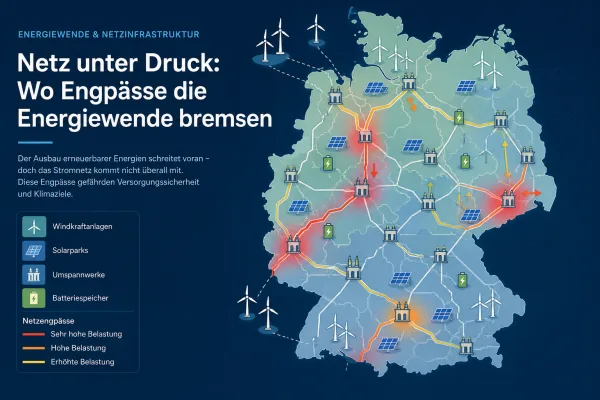 Reiches Netz-Regeln: Warum der Erneuerbaren-Ausbau jetzt an Standortfragen hängt