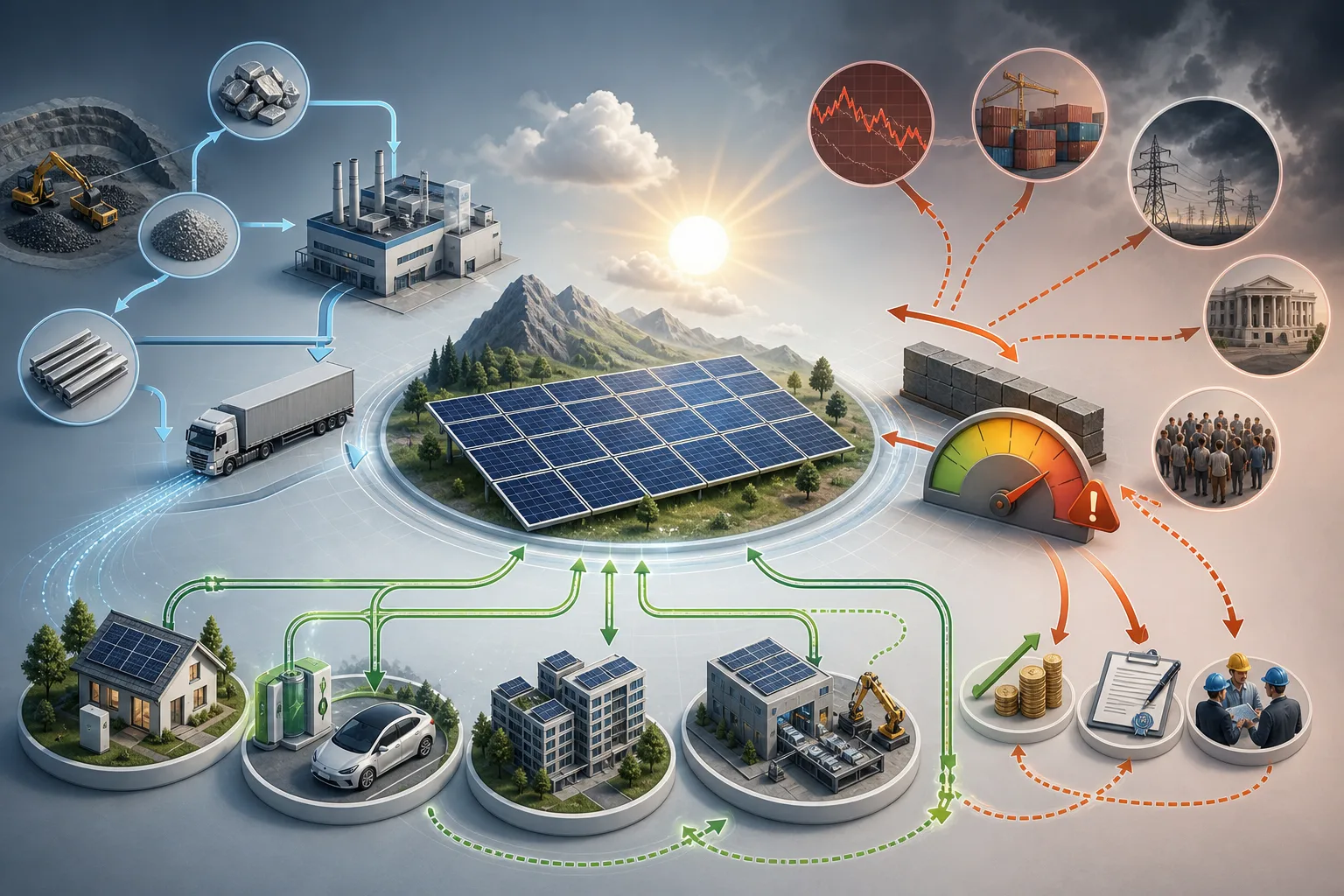 Solarboom unter Druck: Solarboom unter Druck: Überblick über Akteure und Zusammenhänge.