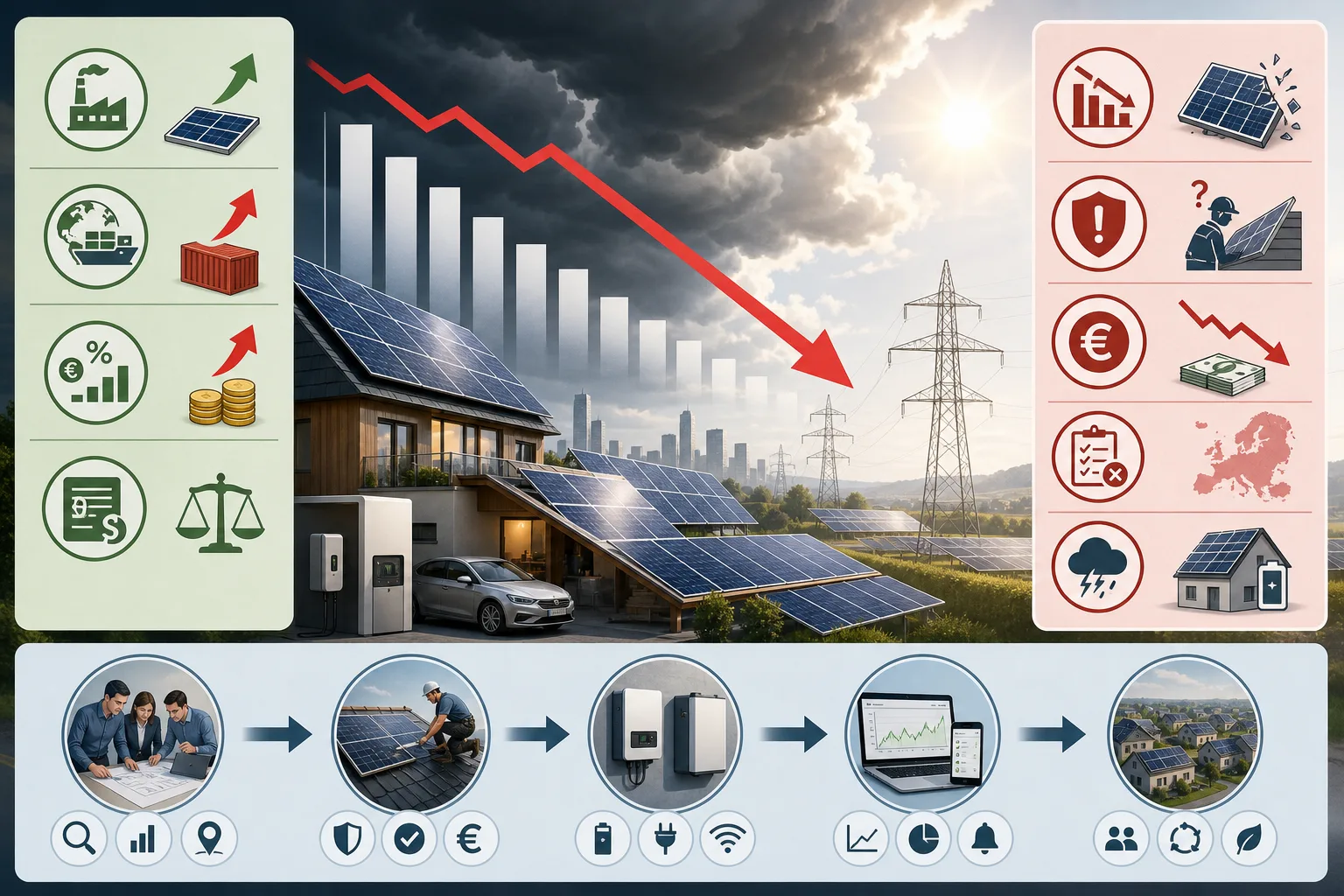 Solarboom unter Druck: Solarboom unter Druck: Praxis-Checkliste mit Risiken und nächsten Schritten.