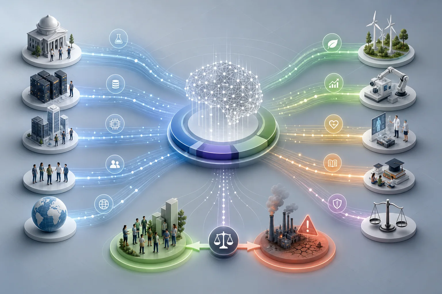 Stanford AI Index 2026: Stanford AI Index 2026: Überblick über Akteure und Zusammenhänge.
