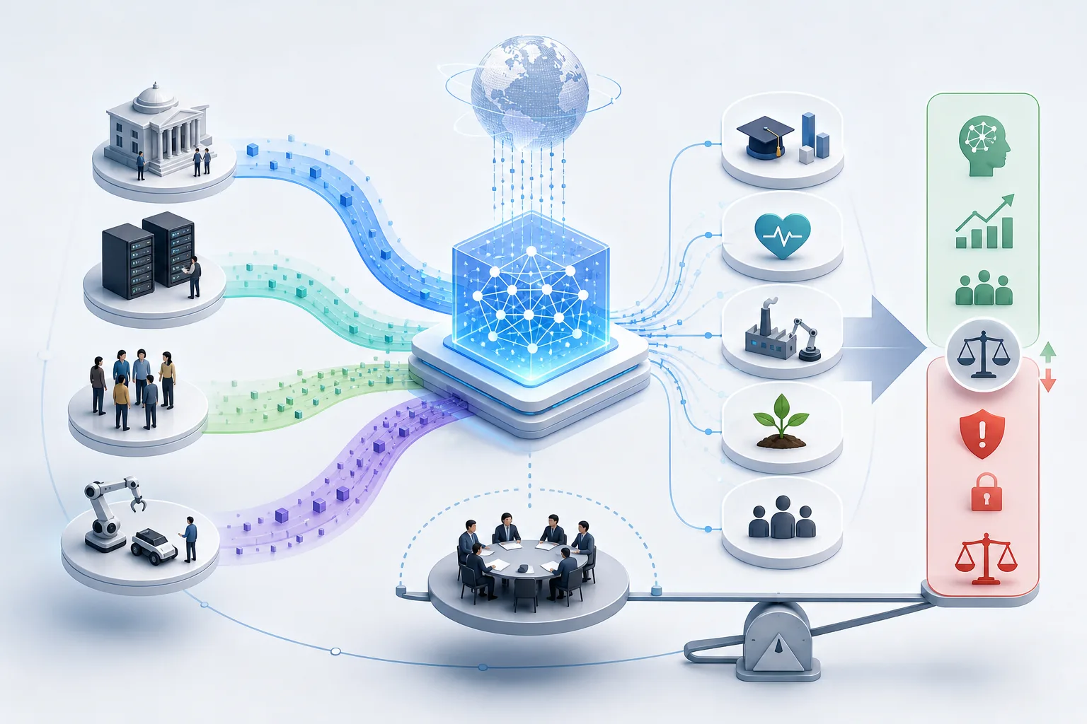 Stanford AI Index 2026: Stanford AI Index 2026: Überblick über Akteure und Zusammenhänge.