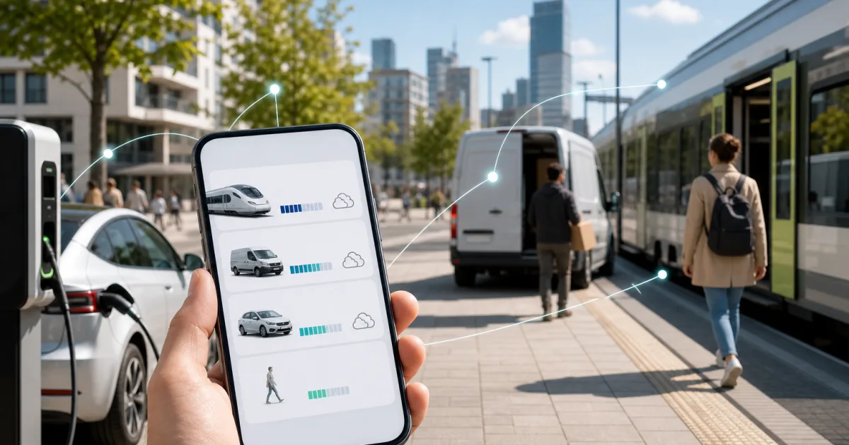Transport-Emissionen berechnen: Was die neuen EU-Regeln für Reisen, Pakete und E-Autos bedeuten