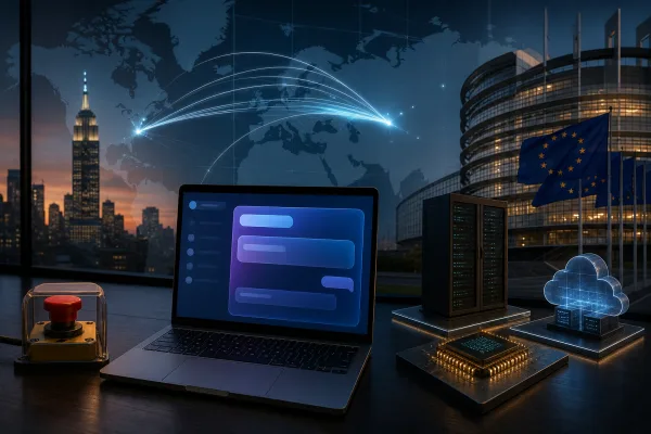US-KI-Bremse zeigt Europas Risiko: Wer kontrolliert Cloud, Chips und Modelle?