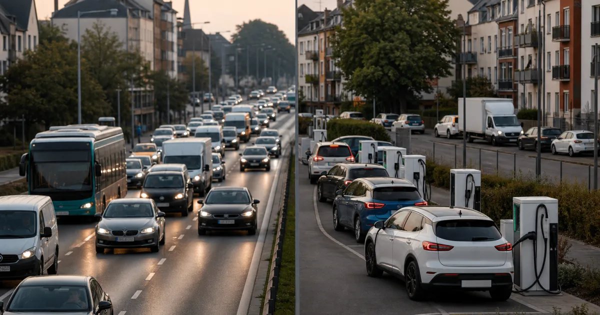 Verkehrsemissionen in Europa: Warum E-Autos allein nicht reichen