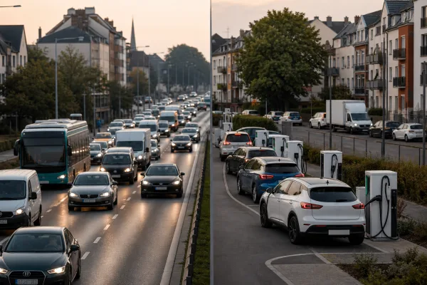 Verkehrsemissionen in Europa: Warum E-Autos allein nicht reichen