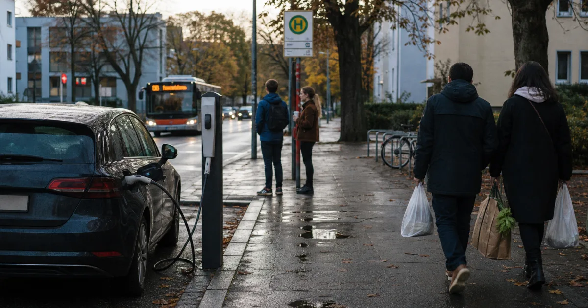 Verkehrswende im Alltag: E-Autos, ÖPNV und Fußverkehr verändern Wege
