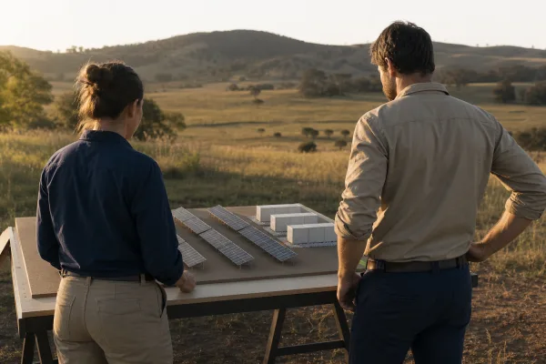 Was Australiens Solarprojekt mit Acht-Stunden-Speicher wirklich beschlossen hat