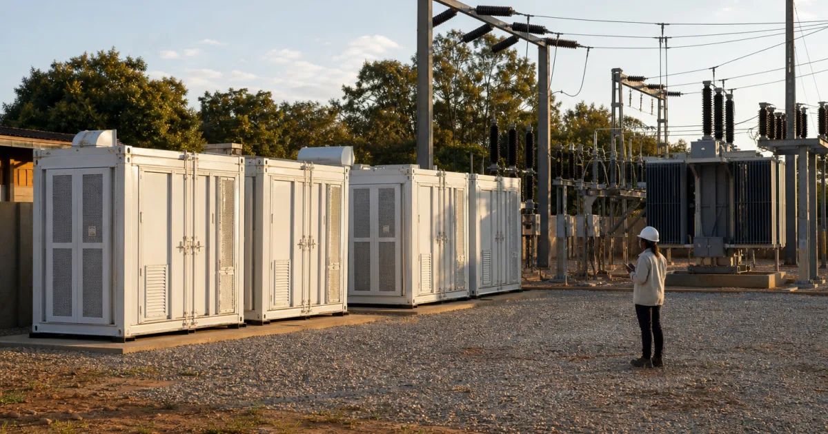 Zwei Stunden Strompuffer: Wie Malawis Großbatterie das Netz stabilisieren soll