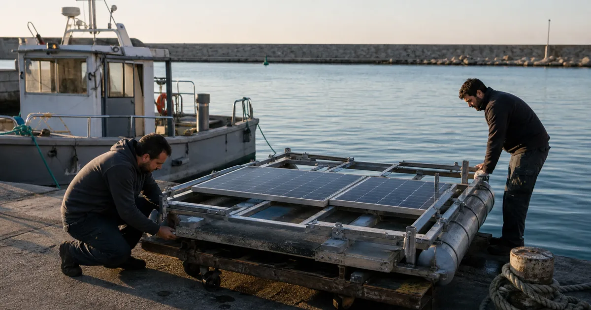 Valencia startet Testphase für Spaniens erste 500-kW-Offshore-Solarplattform