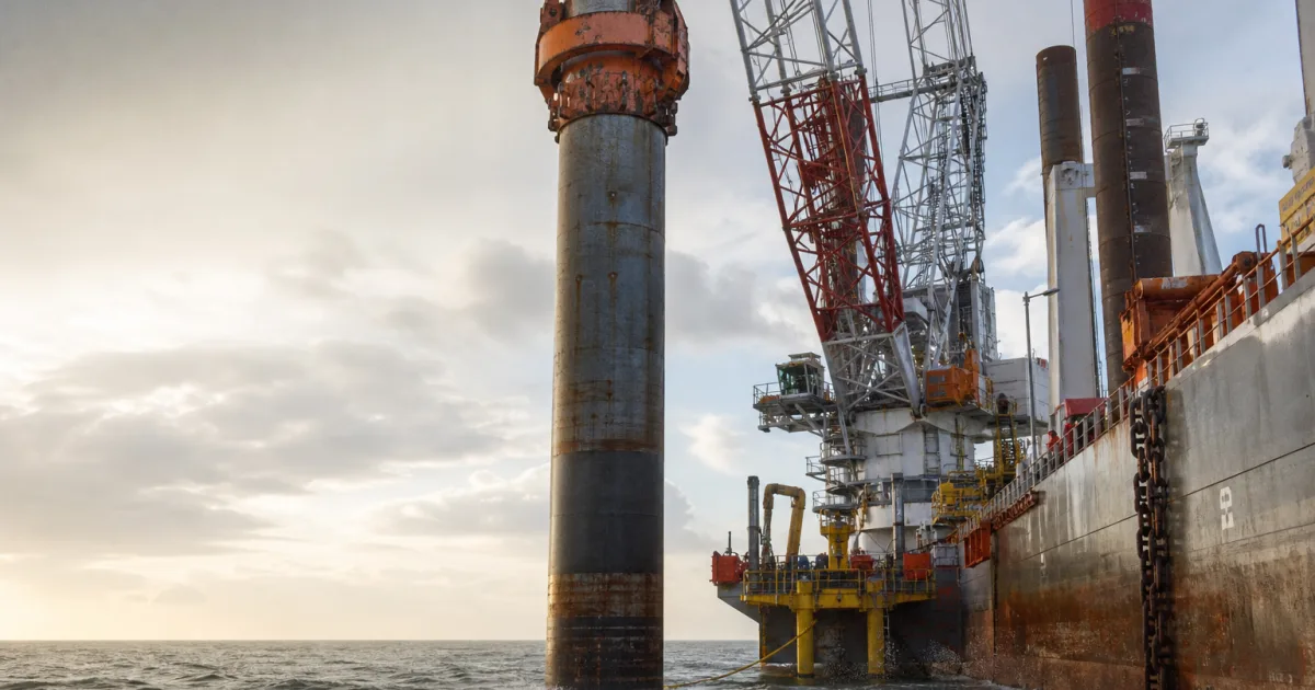 Nordlicht I vor Borkum: Vattenfall setzt ersten Monopile für 980-MW-Windpark