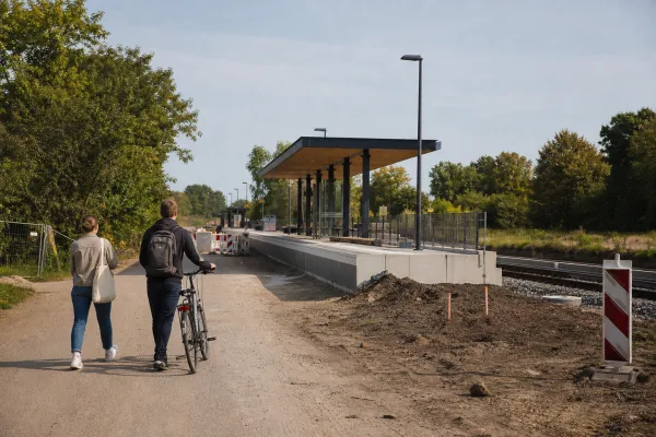 RE1-Fahrgäste ab Mitte August: Was der geplante Halt Fangschleuse ändert