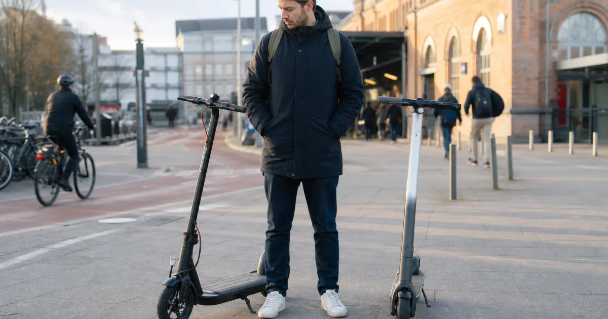 Privatroller oder Leih-Scooter? Was die neuen Schadenzahlen für kurze Wege zeigen