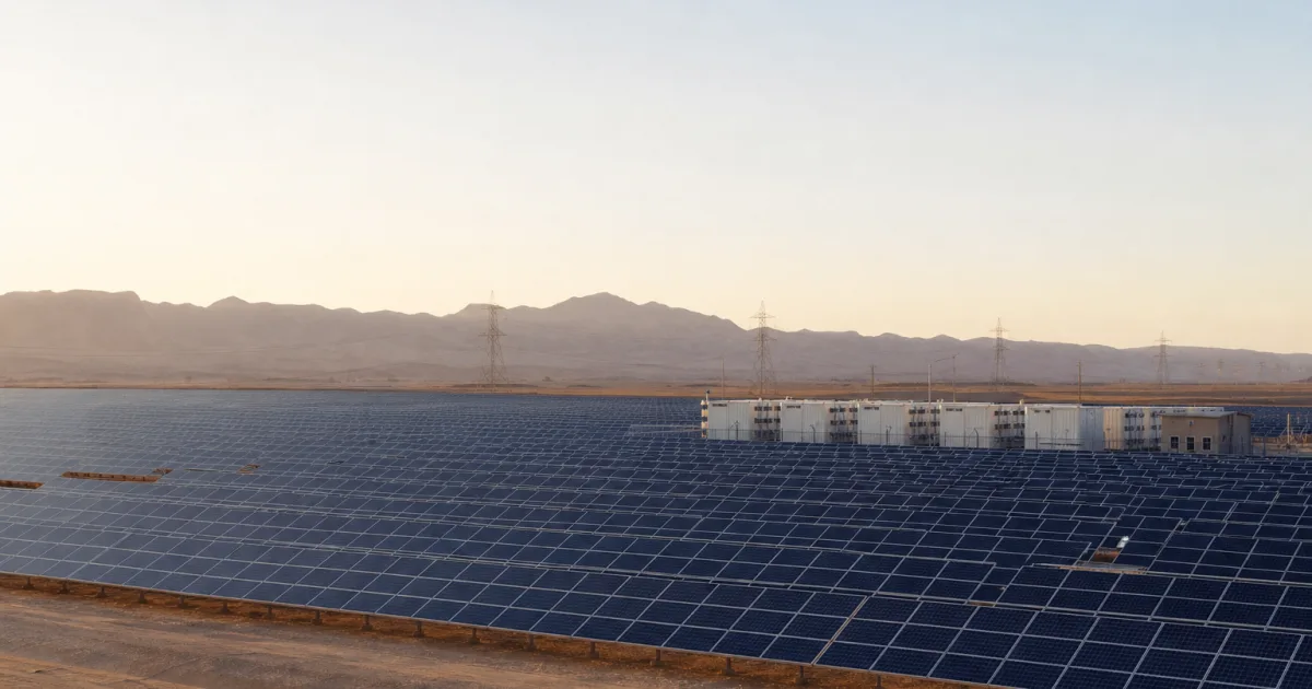 Solarpark und Batterie in Ägypten fertig: Was 1,1 GW plus 200 MWh wirklich bedeuten