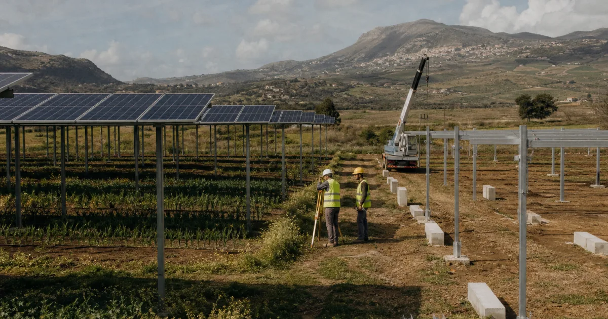 234 Millionen Euro für Agrivoltaik: Was beim 225-MW-Projekt auf Sizilien jetzt ansteht