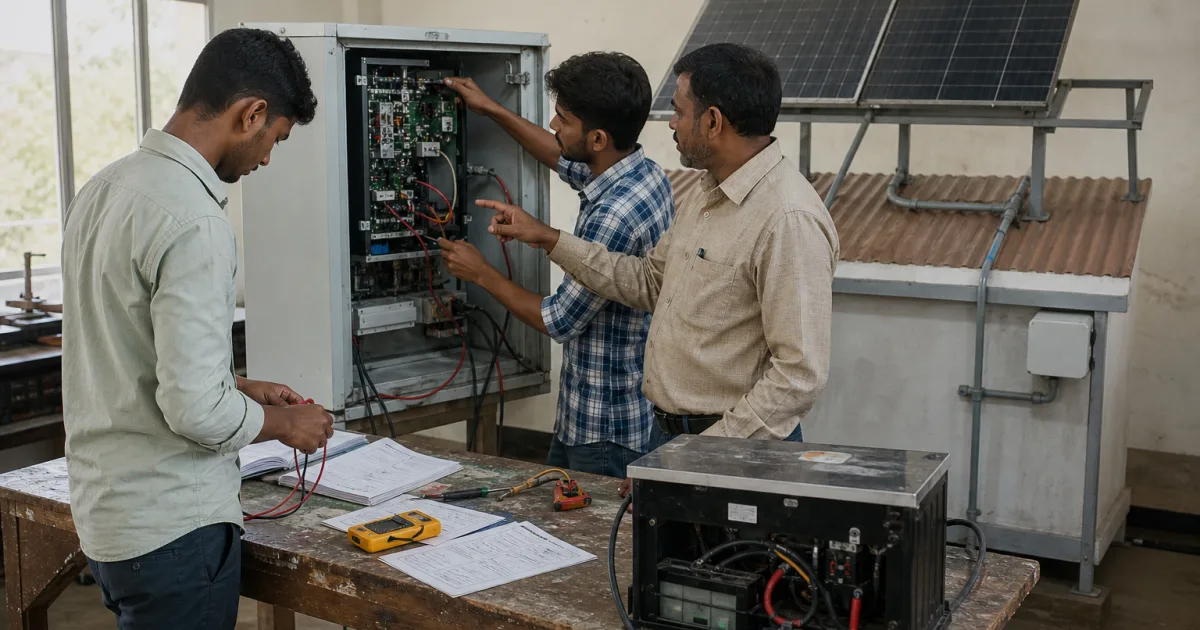 Energiewende braucht Praxis: Was Indiens Ausbildungsprogramm für Solar, Speicher und Netze vorsieht