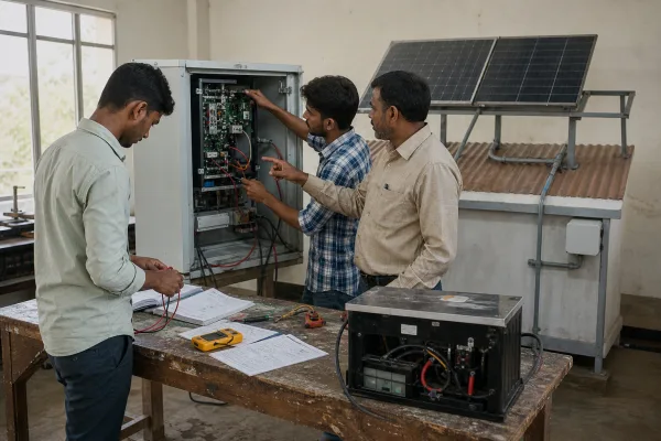 Energiewende braucht Praxis: Was Indiens Ausbildungsprogramm für Solar, Speicher und Netze vorsieht