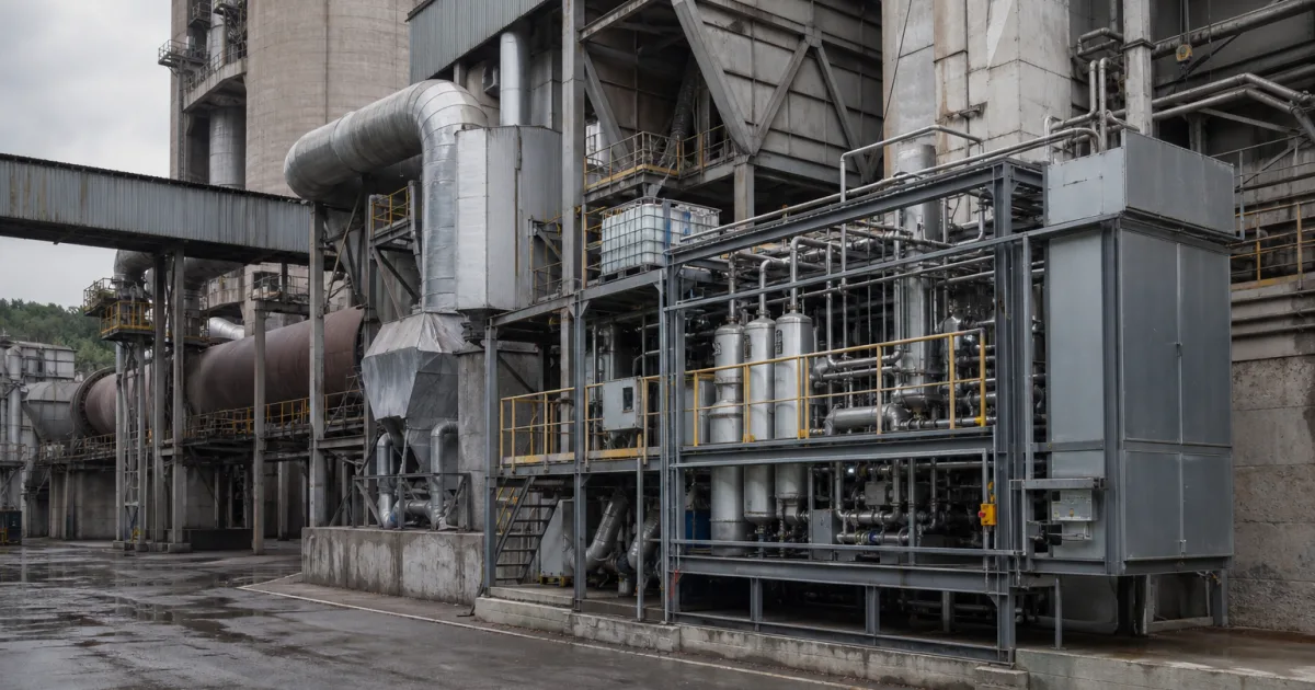 Weniger Prozess-CO₂ im Zementwerk? Holcim startet Membran-Test in Höver