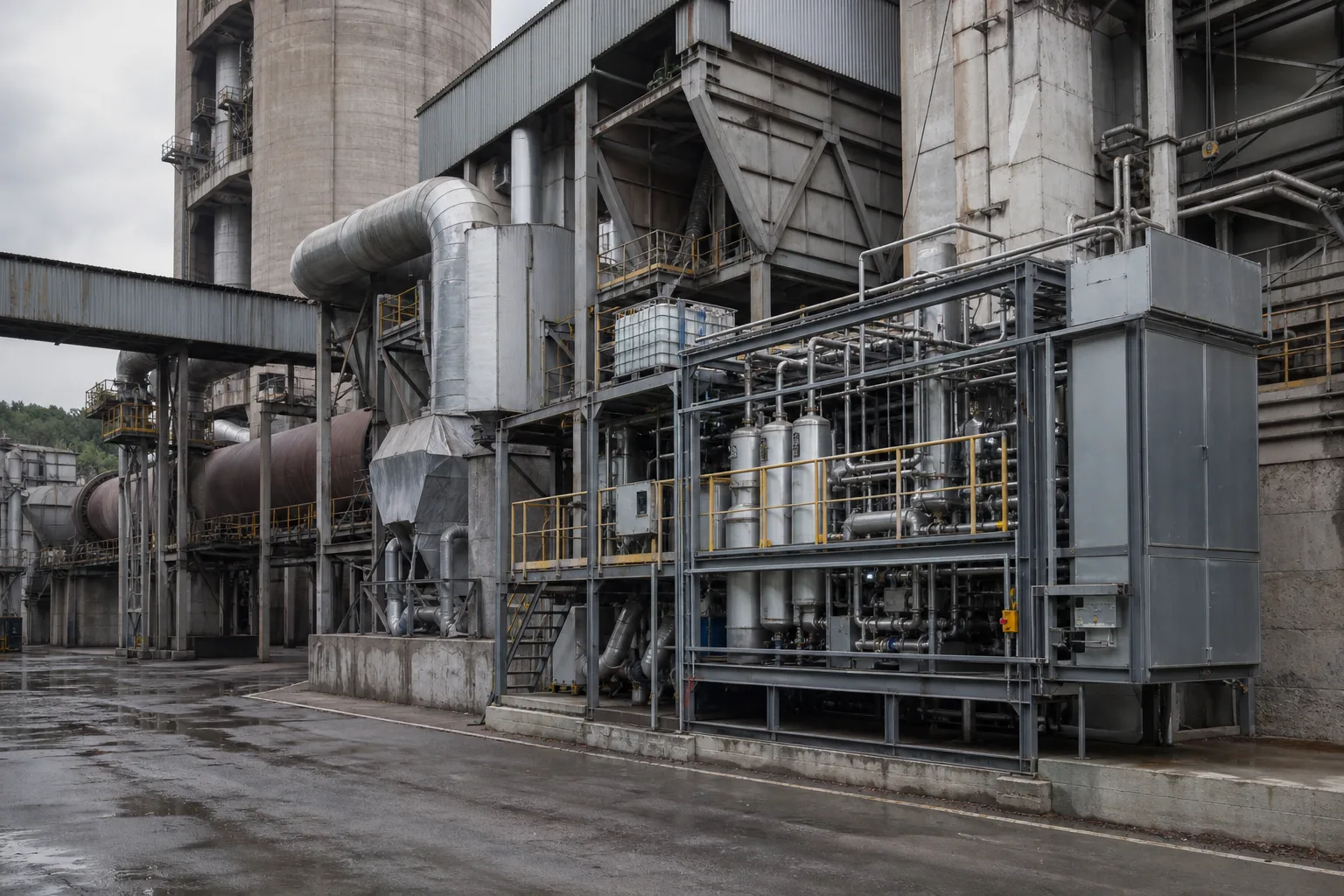 Membranbasierte CO₂-Abscheidung neben einem Zementwerk im industriellen Testbetrieb