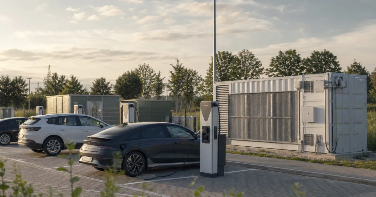 Schneller laden, obwohl das Netz schwächelt: Was Batteriespeicher für E-Auto-Fahrer ändern
